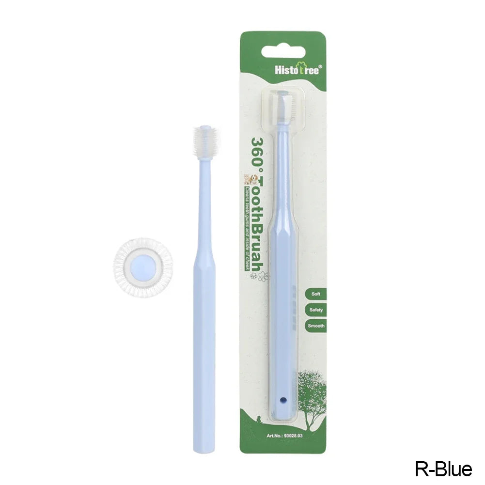 360° Cat Toothbrush – Soft Bristles, Oral Care & Blackhead Cleaning
