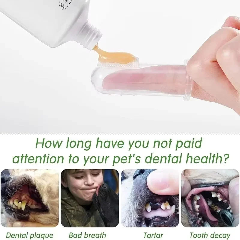 Soft Toothbrush for Dogs & Cats – Anti-Tartar & Fresh Breath