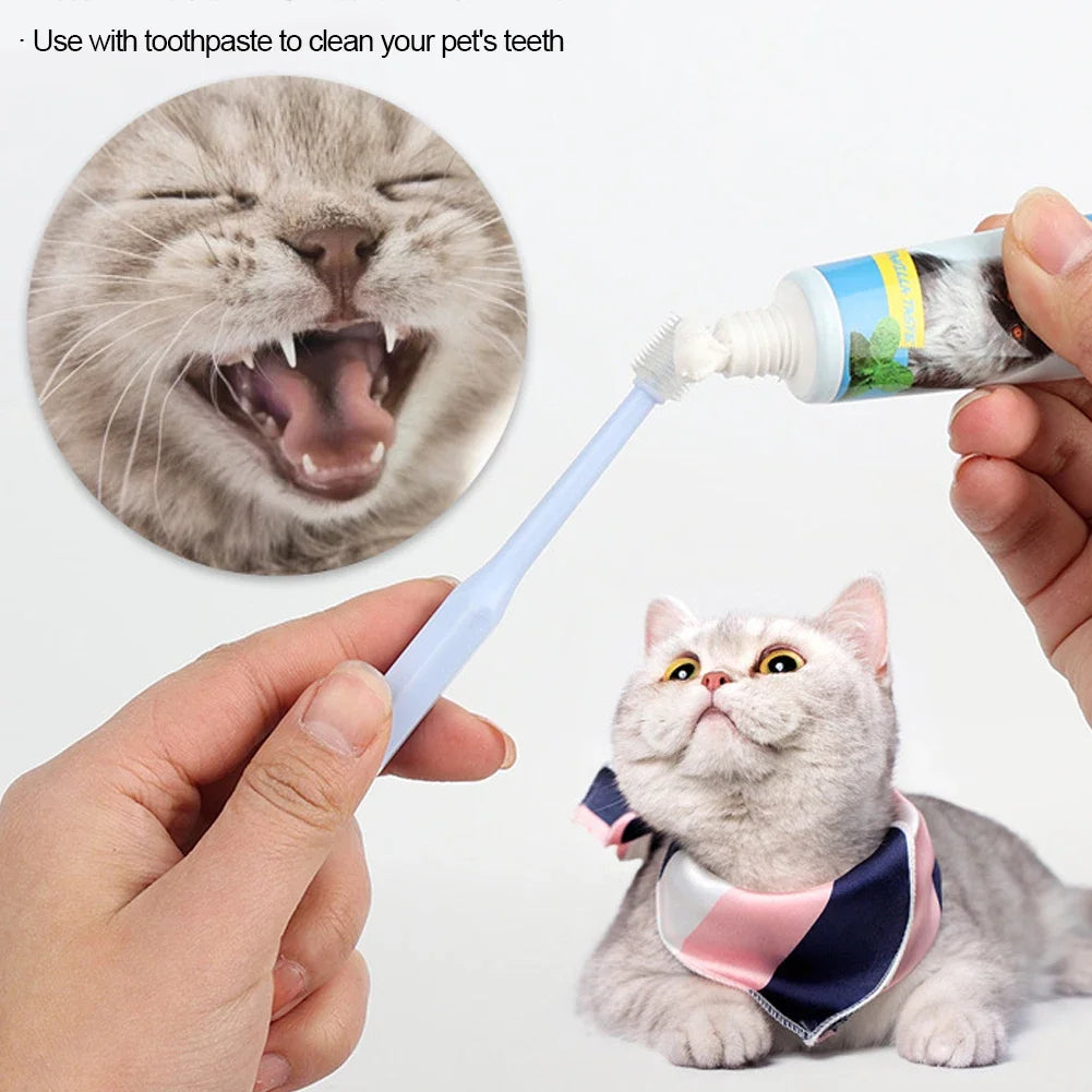 360° Cat Toothbrush – Soft Bristles, Oral Care & Blackhead Cleaning