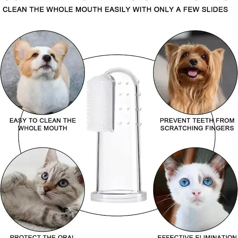 Soft Toothbrush for Dogs & Cats – Anti-Tartar & Fresh Breath