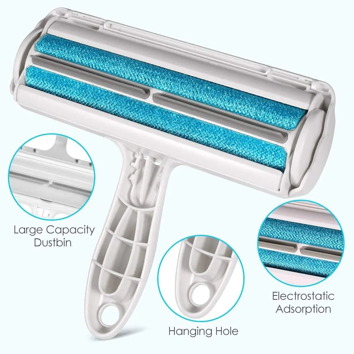 Self-Cleaning Pet Hair Roller – Furniture & Fabric