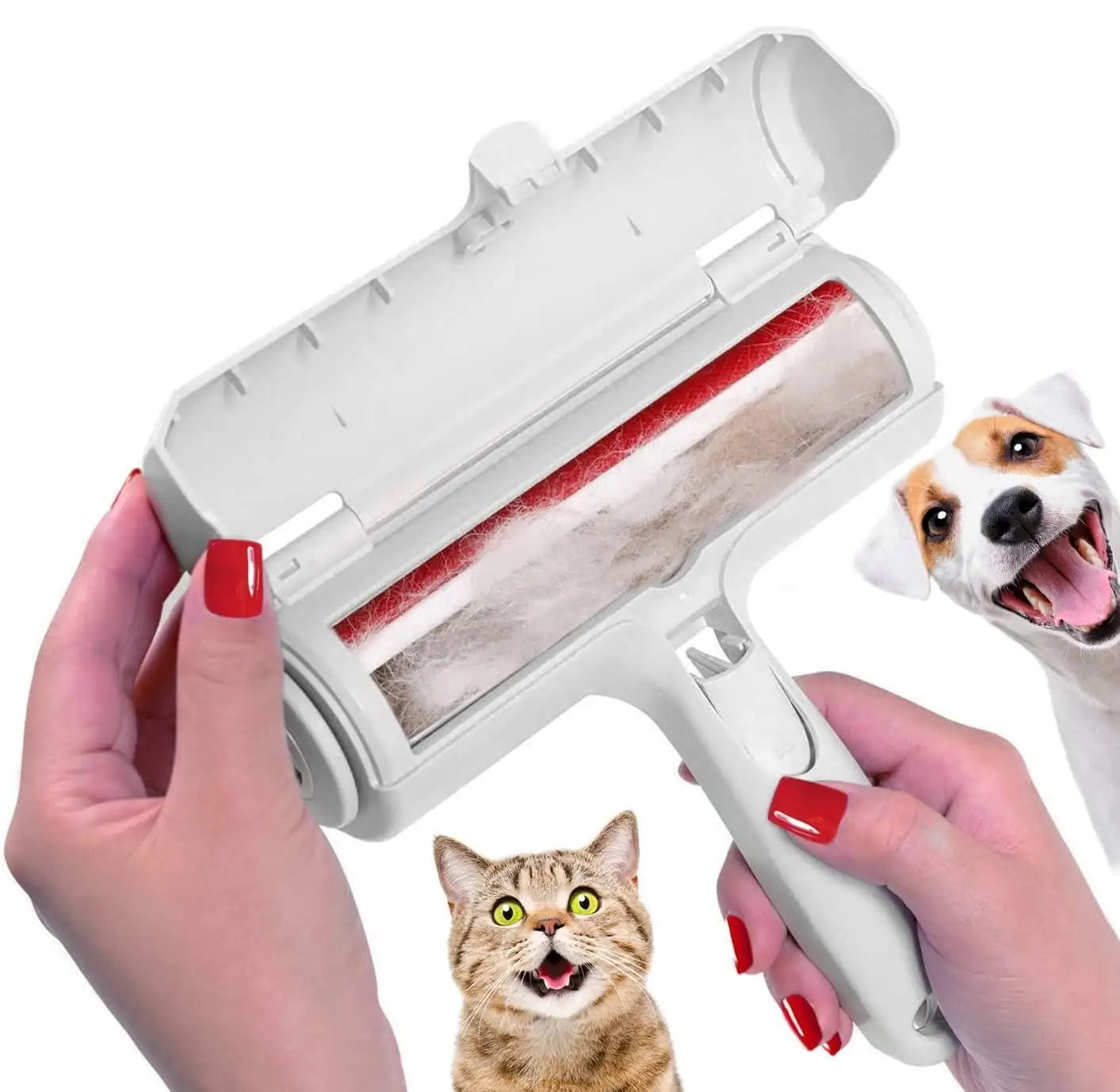 Self-Cleaning Pet Hair Roller – Furniture & Fabric